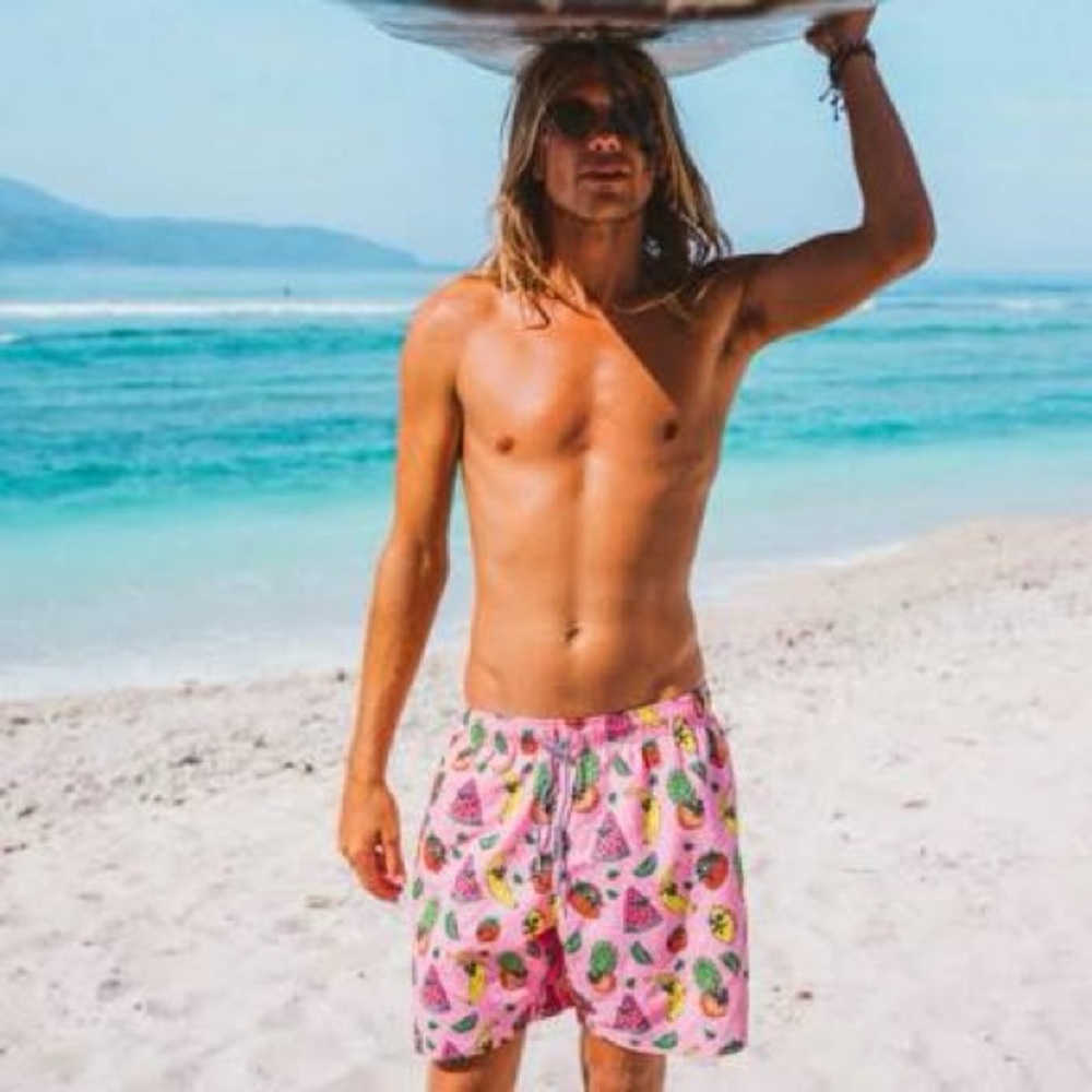 Boardies Mulga Tutti Fruity Fruit Swim Trunks Boardshorts - Medium